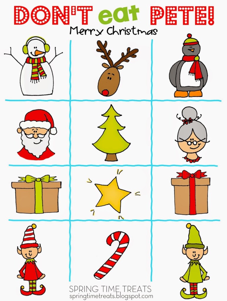FREE Christmas Don 39 t Eat Pete Spring Time Doodles