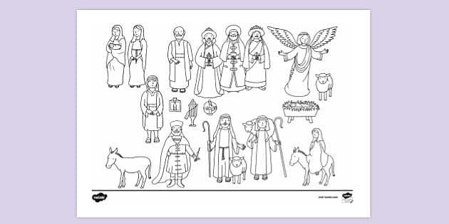 Free Christmas Nativity Scene Printable Twinkl CA Twinkl