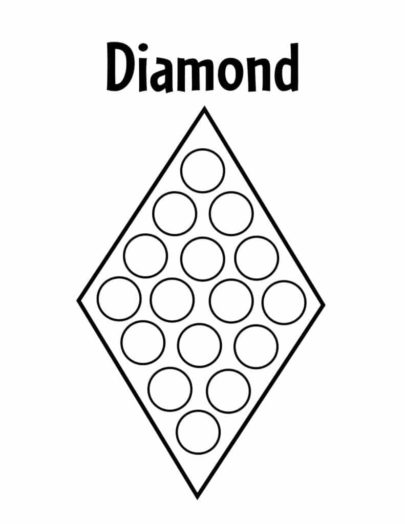 Free Diamond Worksheets For Preschool The Hollydog Blog Worksheets 