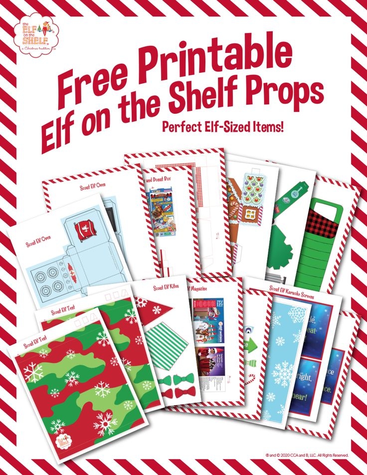 Free Elf Shelf Printables Dev onallcylinders