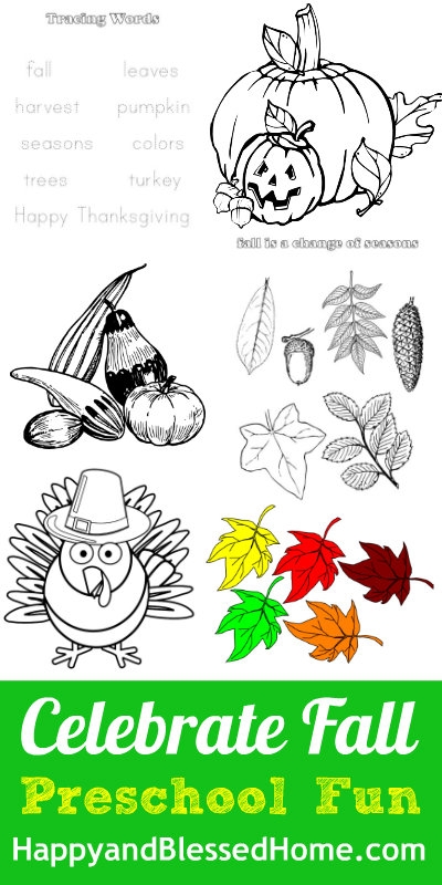 FREE Fall Printables For Preschoolers