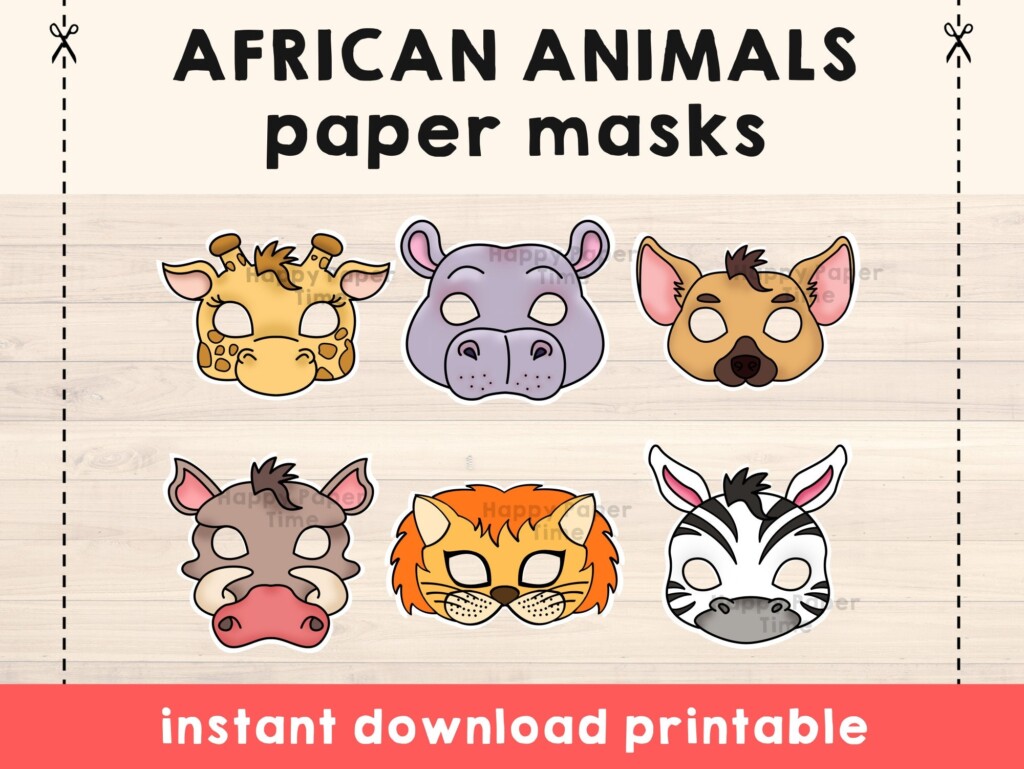 Free Free Printable African Animal Masks Download Free Free Printable 