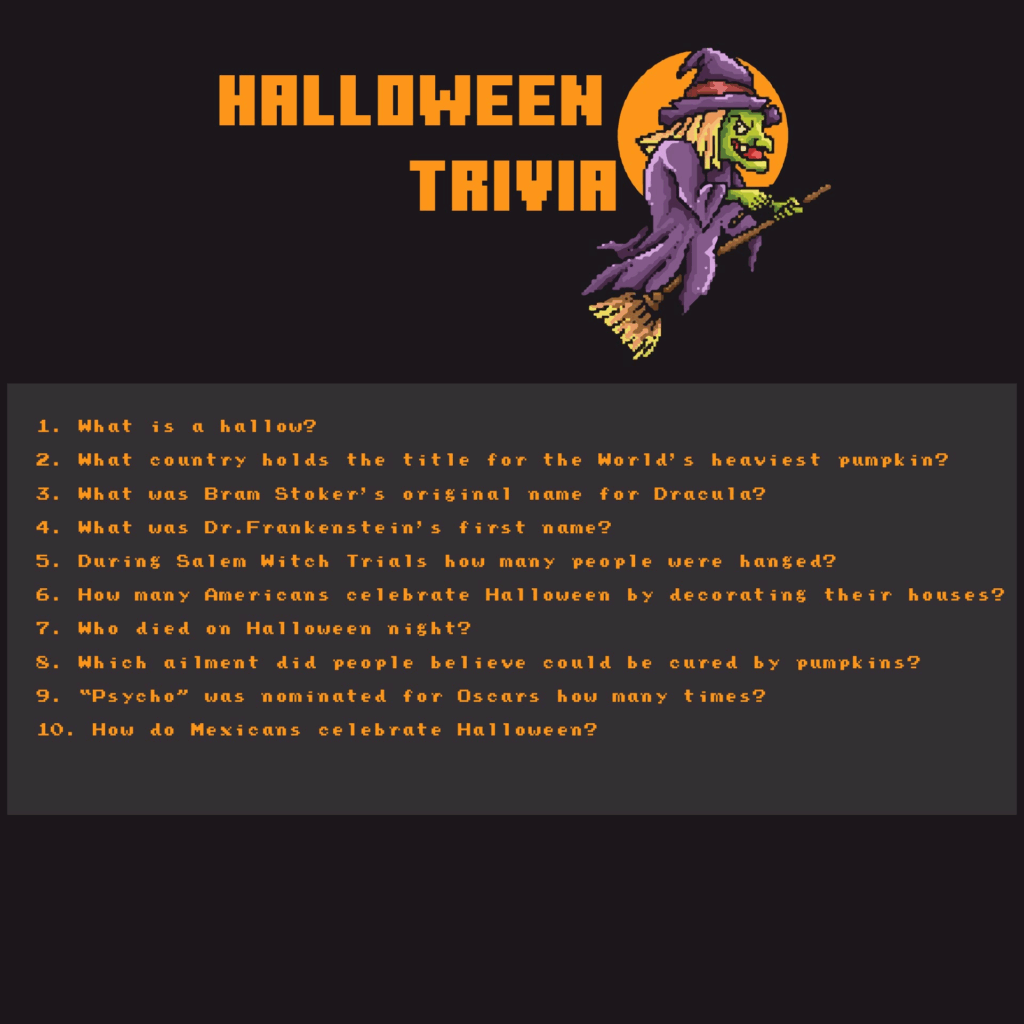 Free Halloween Trivia Printables 2022 Get Halloween 2022 Update