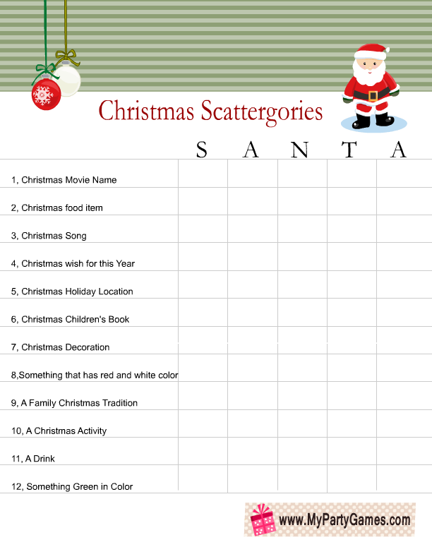 Free Holiday Printable Games Printable Sight Words List