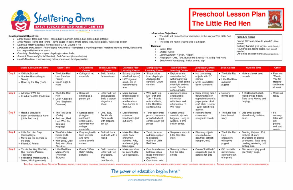 Free Kindergarten Curriculum Kindergarten