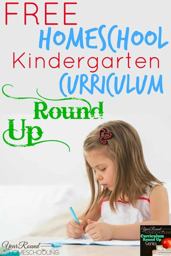 Free Kindergarten Curriculum Kindergarten