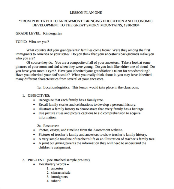 Free Kindergarten Curriculum Pdf Kindergarten