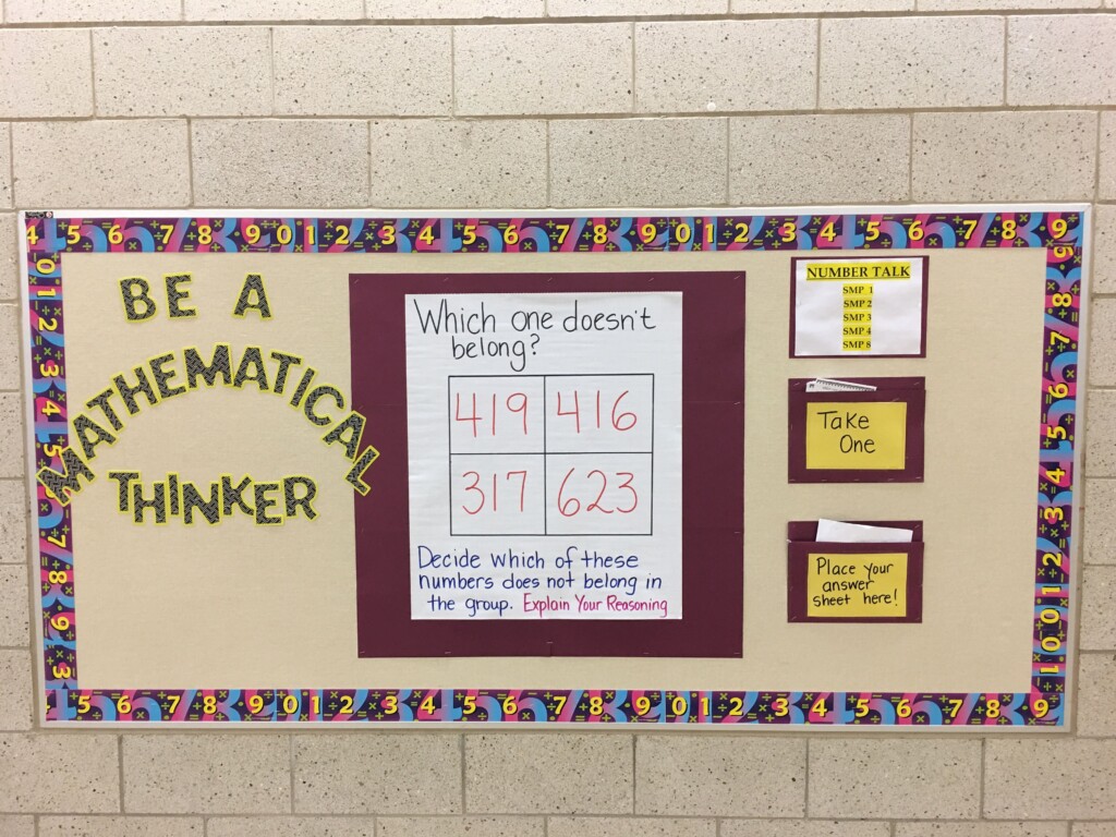 Free Math Bulletin Board Printables Printable Calendars AT A GLANCE