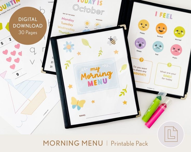Free Morning Menu Printable Printable Sight Words List