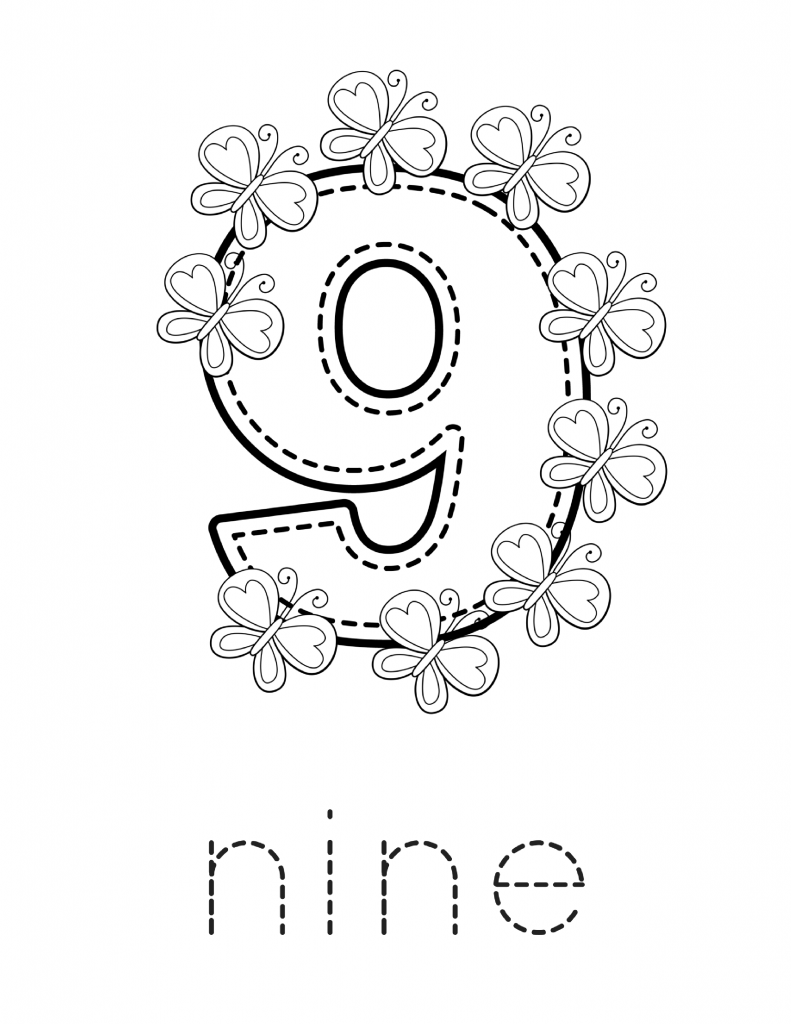 Free Preschool Number Printables Slap Dash Mom