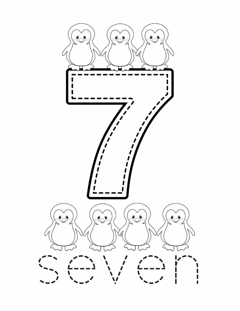 Free Preschool Number Printables Slap Dash Mom