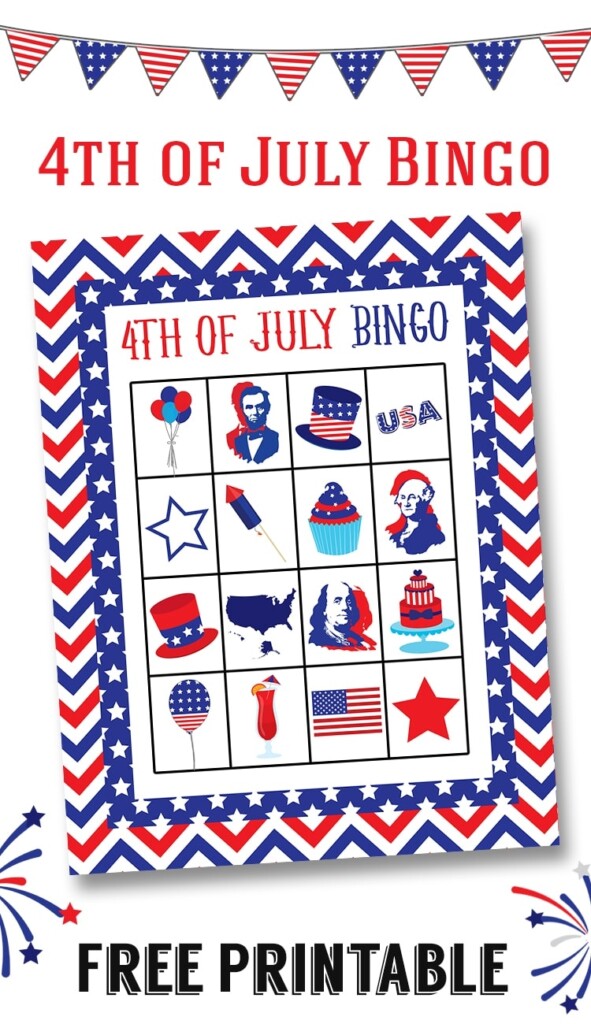 Free Printable 4Th Of July Bingo Cards Printable