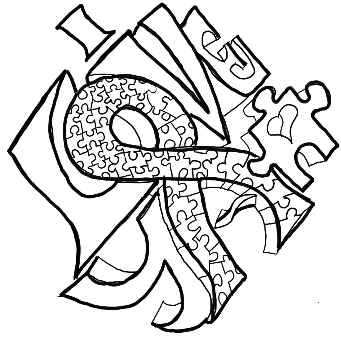 Free Printable Autism Awareness Coloring Page Free Printable Coloring