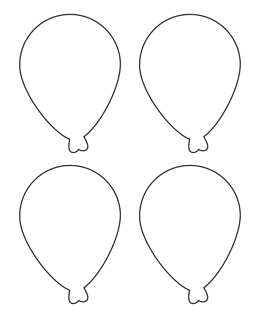 Free Printable Balloon Template Printable Templates Online By Paul 