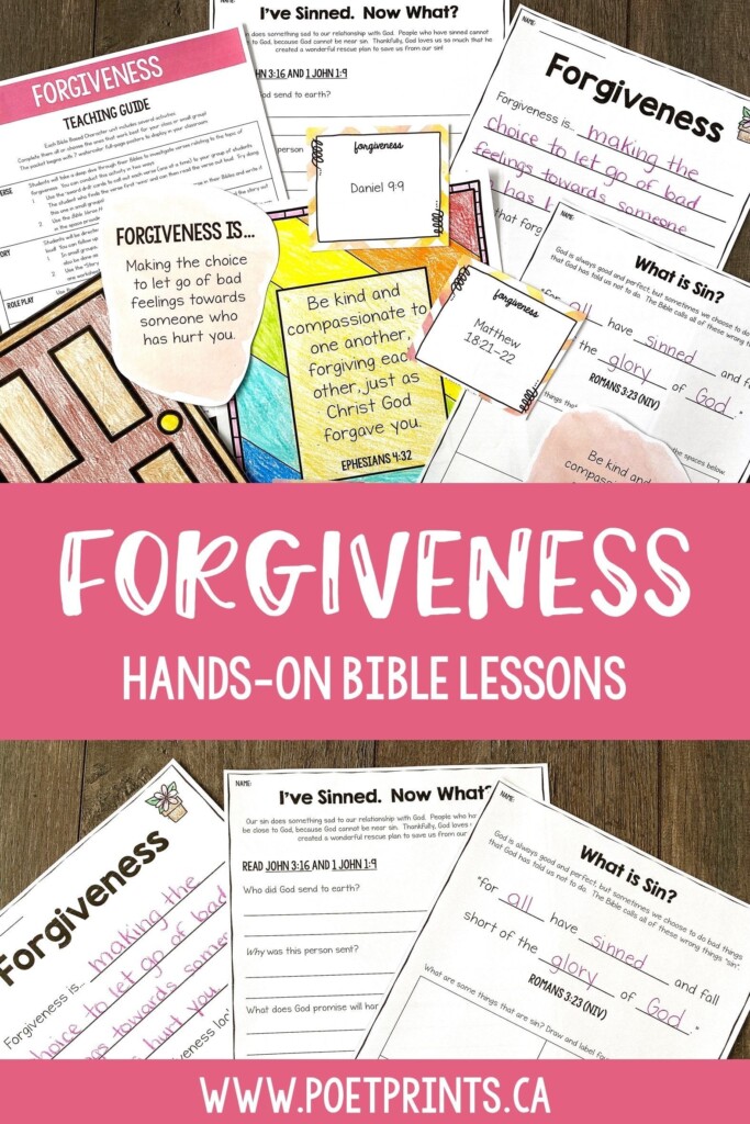 Free Printable Bible Study On Forgiveness Printable Word Searches