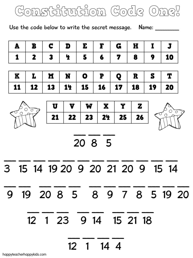 Free Printable Bill Of Rights Worksheets Printable New Year Banners