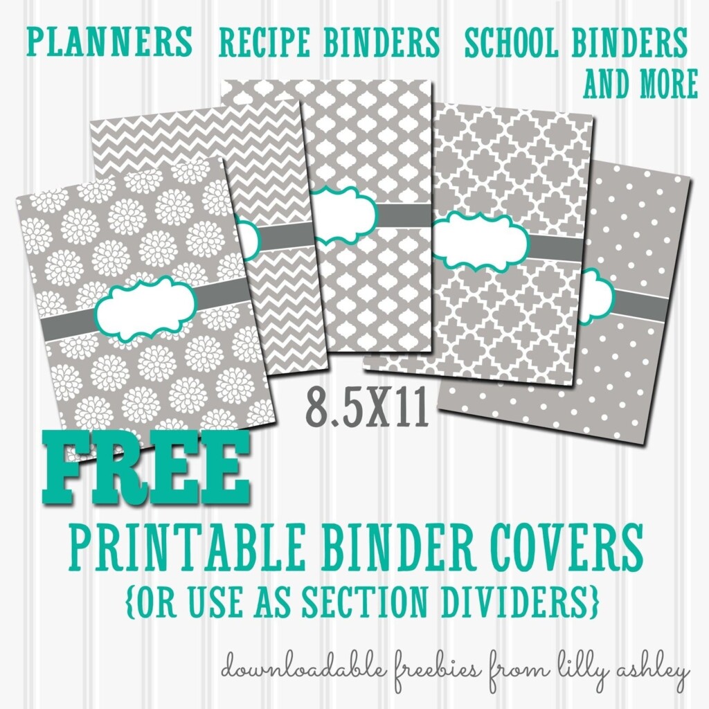 Free Printable Binder Covers And Spines Free Printable