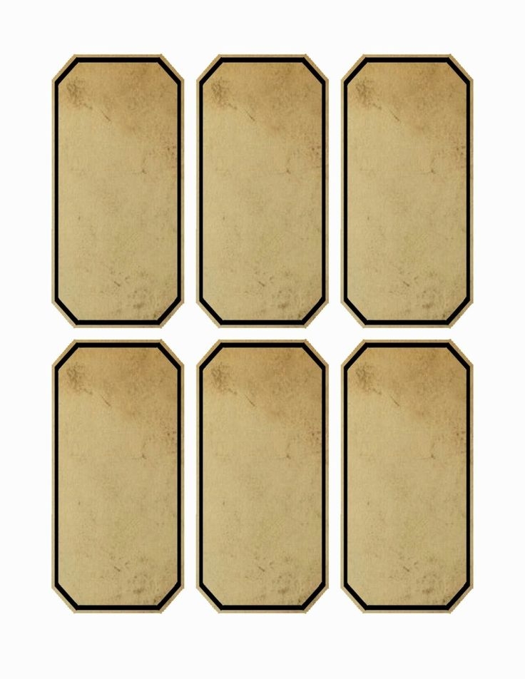 Free Printable Blank Potion Labels Template Gerald Printable
