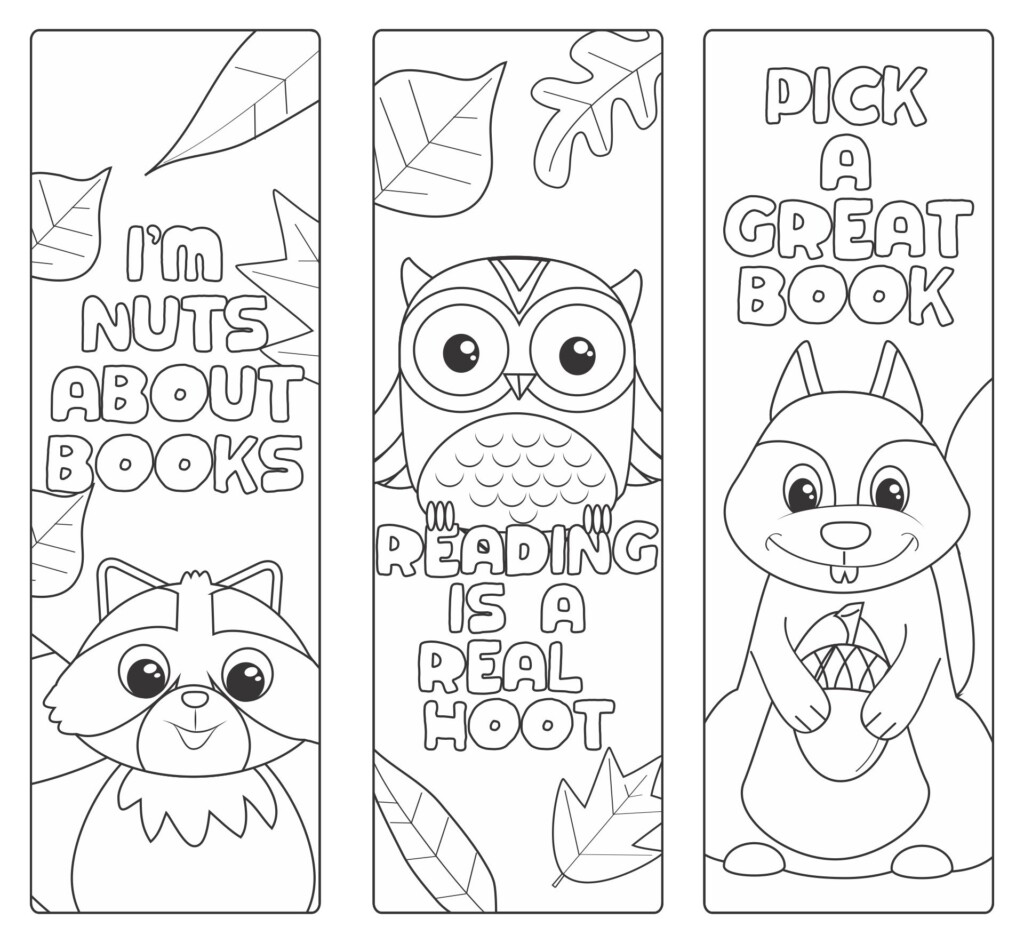 Free Printable Bookmark Templates To Color For Those Who Appreciate The 