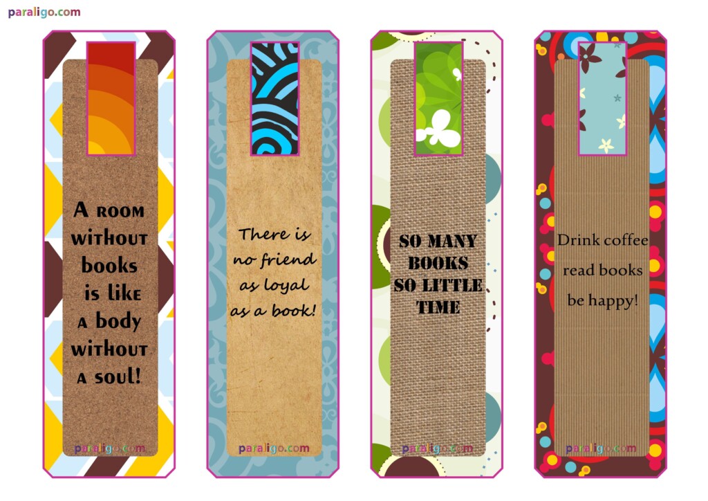 Free Printable Bookmarks Free Printable Vrogue co