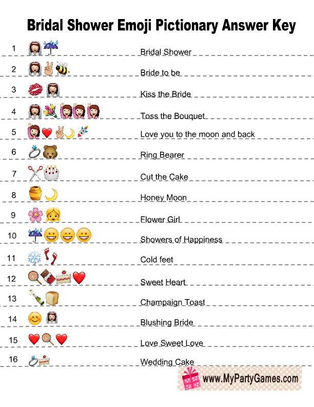 Free Printable Bridal Shower Games With Answer Key Shop Online Save 
