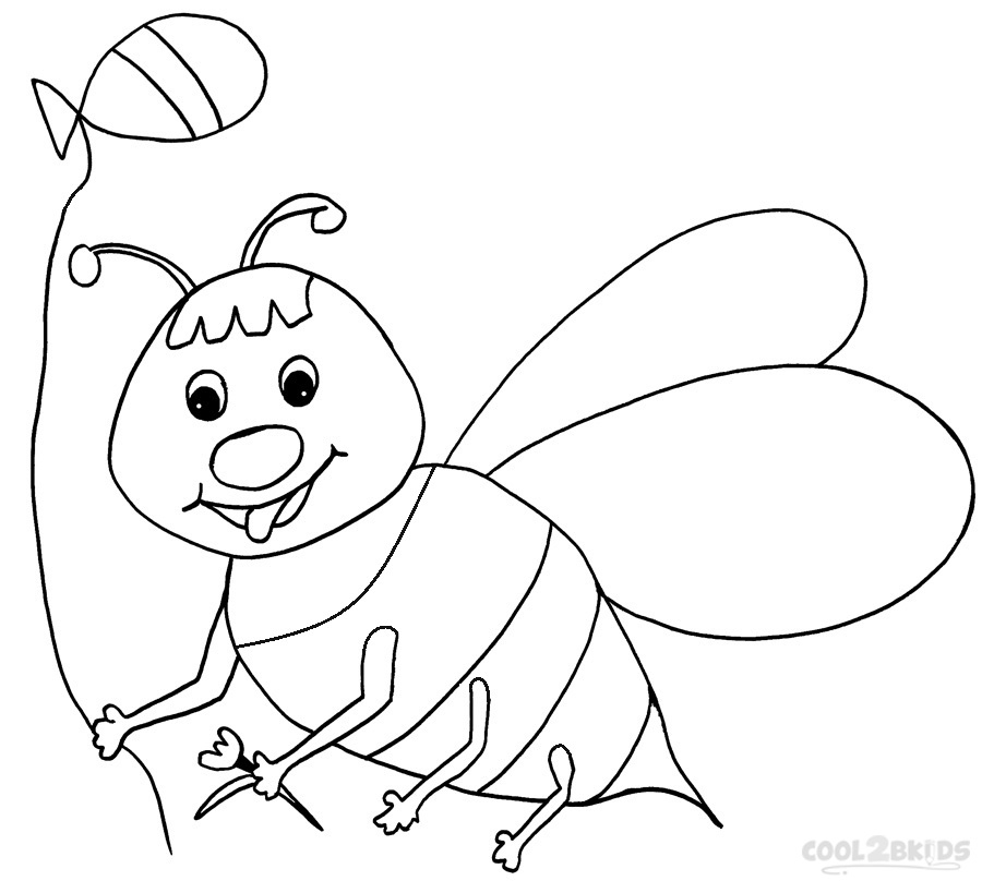 Free Printable Bumble Bee Coloring Pages Coloring Pages