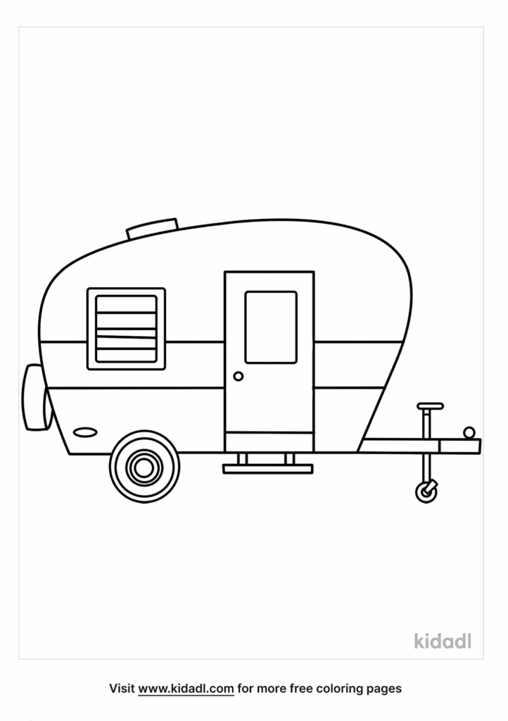 Free Printable Camper Coloring Pages Free Printable Templates