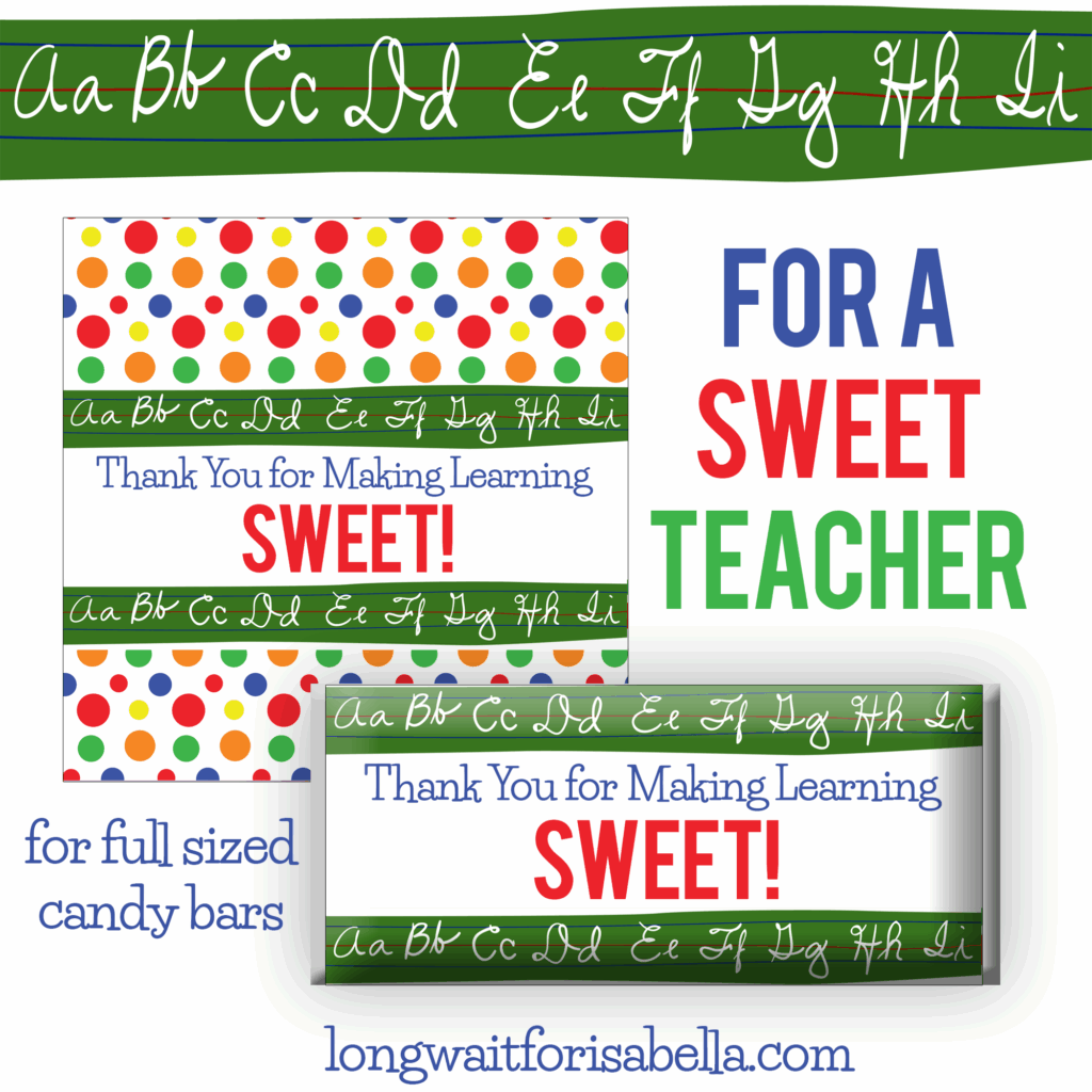 Free Printable Candy Bar Wrappers For Teachers Free Templates Printable