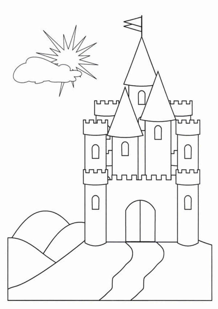 Free Printable Castle Coloring Pages Coloring Pages