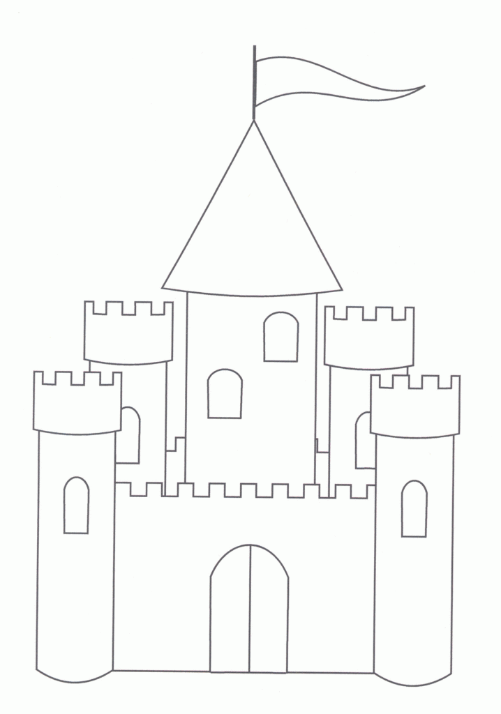 Free Printable Castle Coloring Pages For Kids Free Printable Castle 