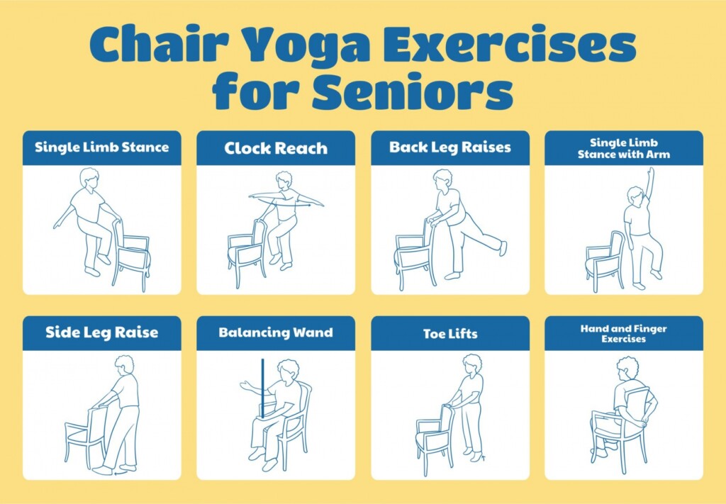 Free Printable Chair Yoga Exercises For Seniors FREE Printable HQ