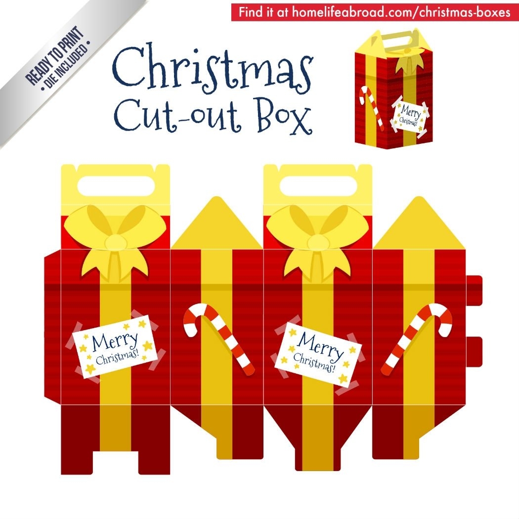 Free Printable Christmas Box Templates Free Printable