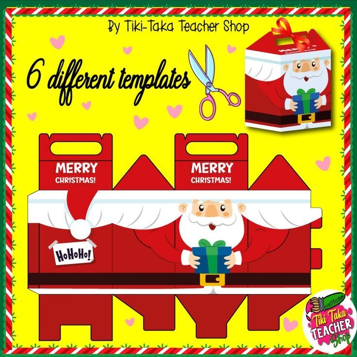Free Printable Christmas Box Templates Printable New Year Banners