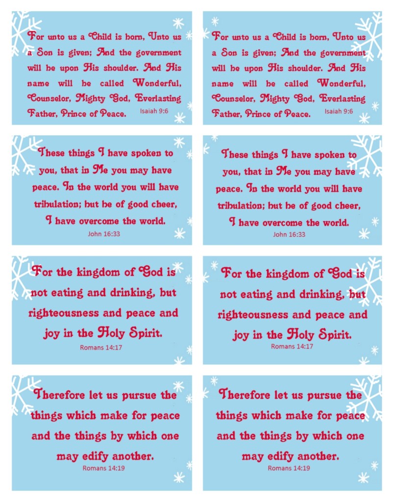 Free Printable Christmas Card Verses Printable JD