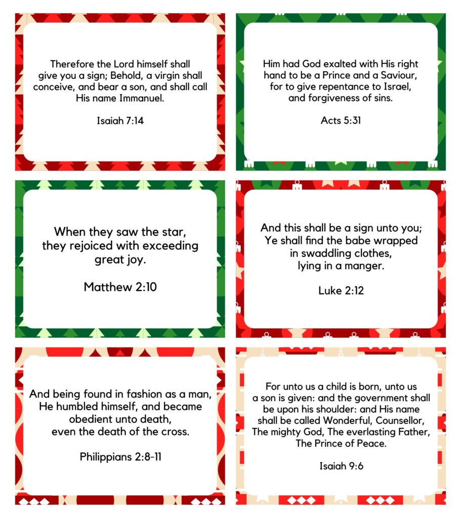 Free Printable Christmas Card Verses Printable JD