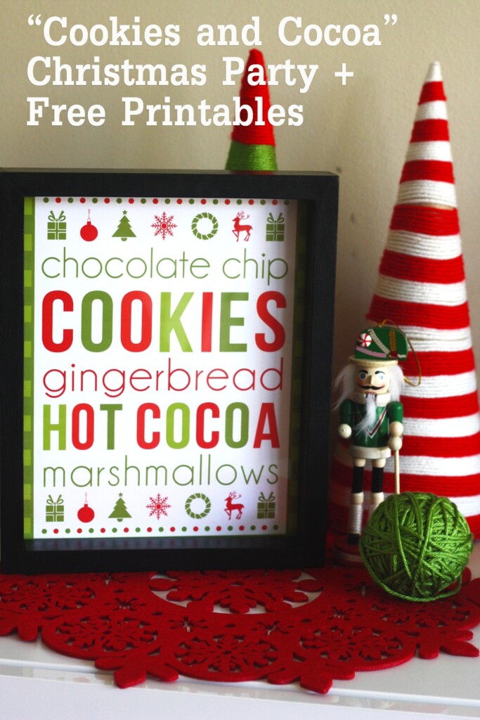 Free Printable Christmas Cookie Labels