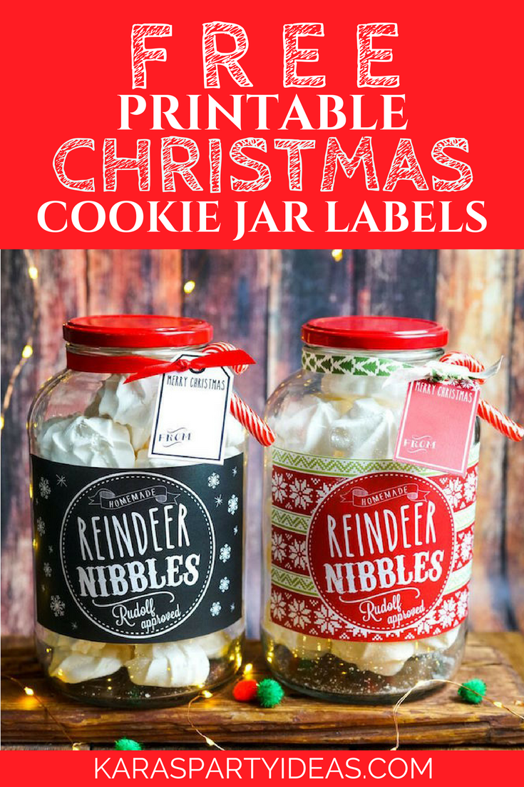Free Printable Christmas Cookie Labels Printable New Year Banners