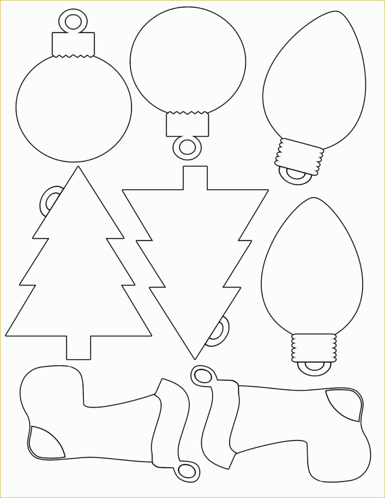 Free Printable Christmas Craft Templates Of Printable Christmas 