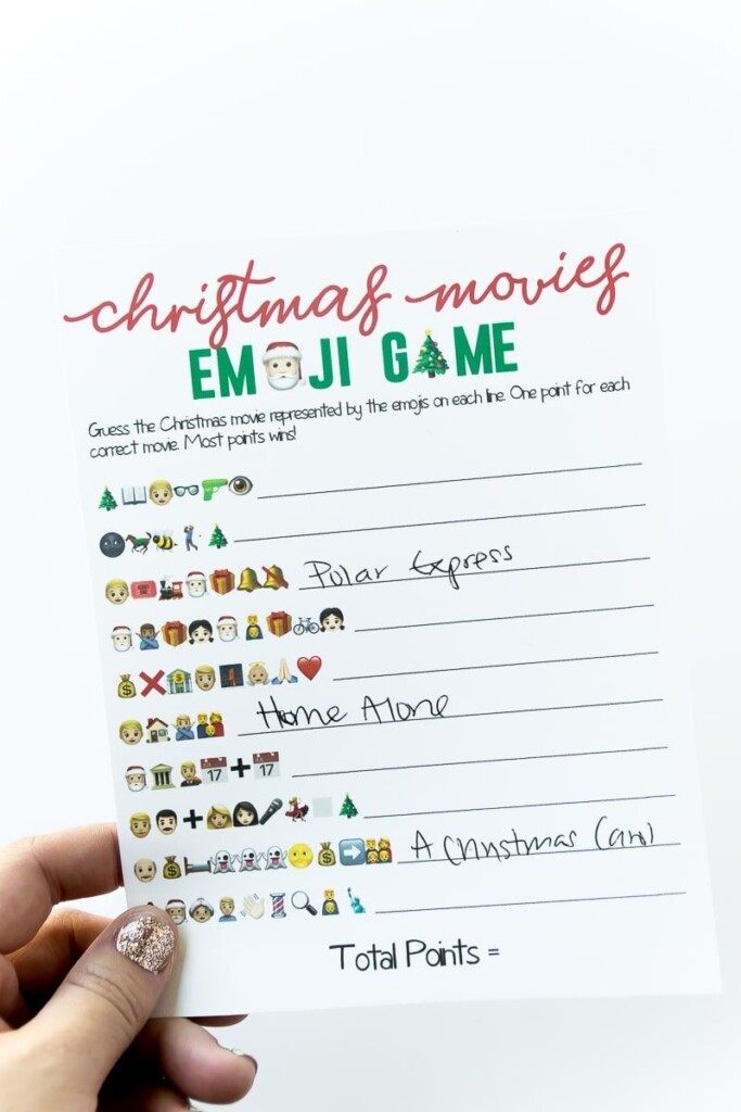 Free Printable Christmas Emoji Game Fun Christmas Games Christmas 