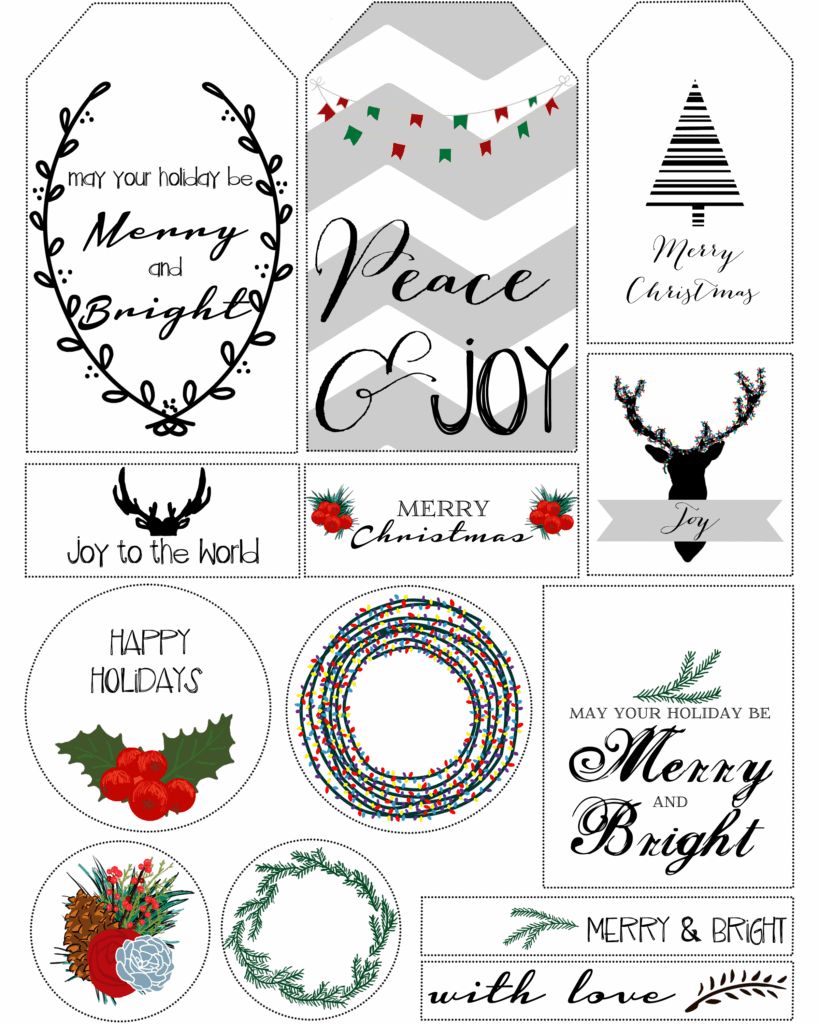 Free Printable Christmas Gift Tags The Grant Life