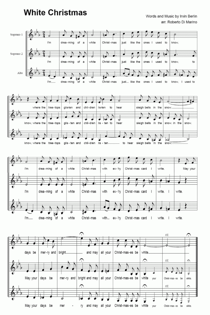 Free Printable Christmas Piano Sheet Music Printable And Enjoyable 