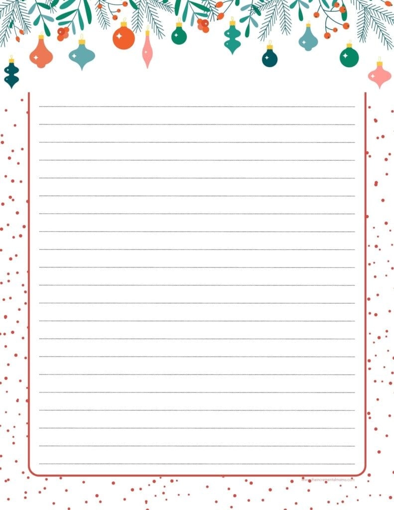 Free Printable Christmas Stationery Templates Download Free Printable 