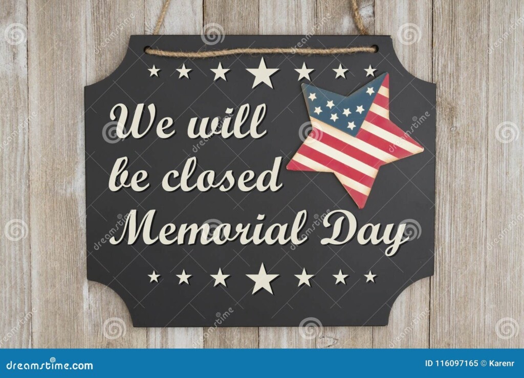 Free Printable Closed Signs For Memorial Day Printable Form 