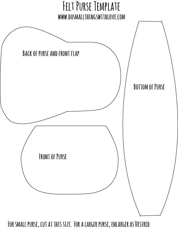 Free Printable Coin Purse Pattern JamieleeDena