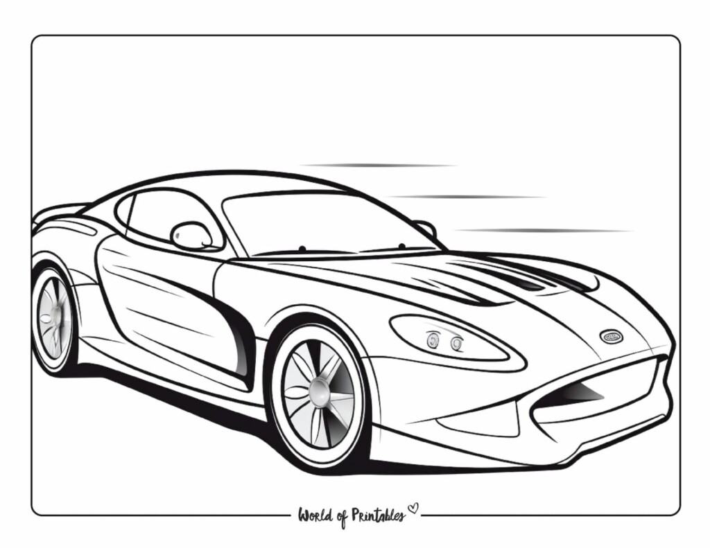 Free Printable Coloring Pages Of Cars For Adults Free Coloring Sheet 