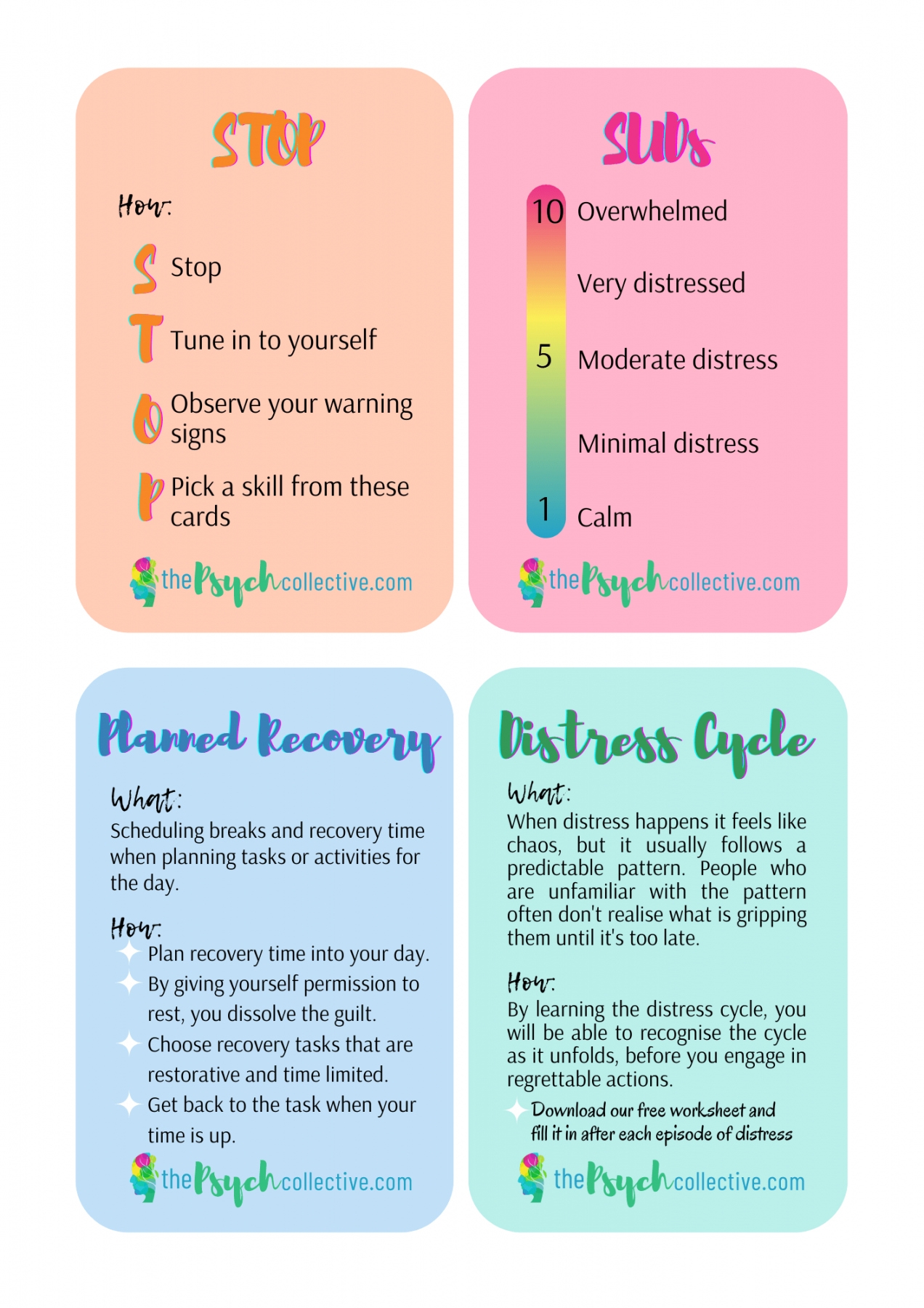 Free Printable Coping Cards For Adults FREE Printable A Z