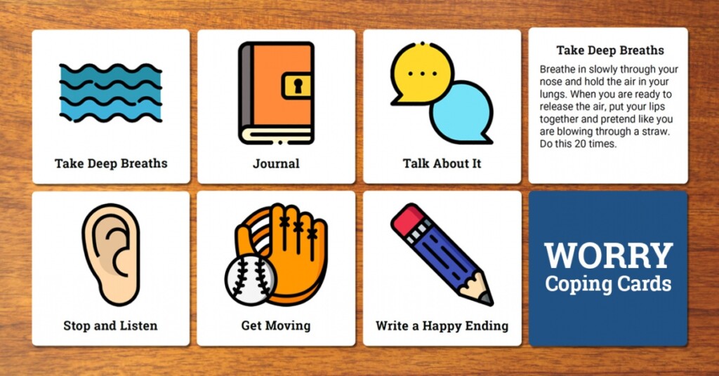 Free Printable Coping Cards FREE Printable A Z