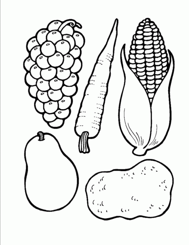 Free Printable Cornucopia Coloring Pages Coloring Home