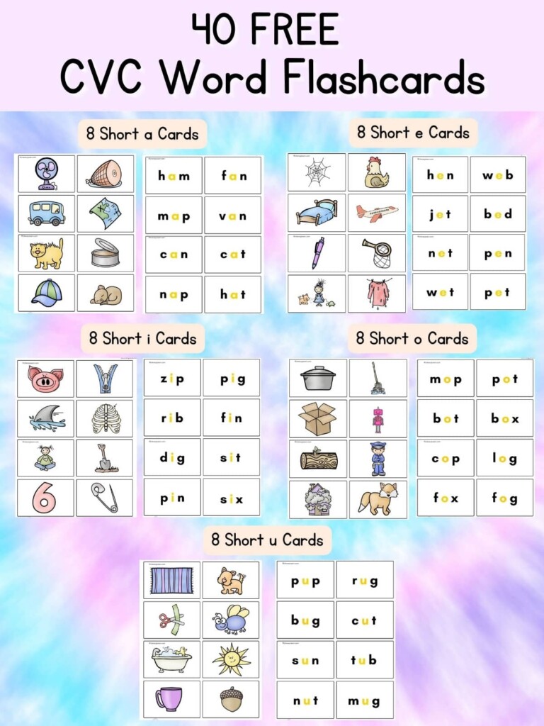 Free Printable Cvc Flashcards Download Free Printable Cvc Flashcards 