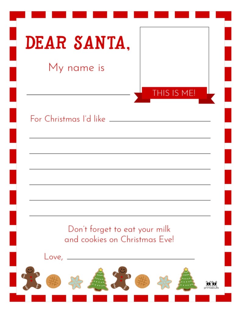 Free Printable Dear Santa
